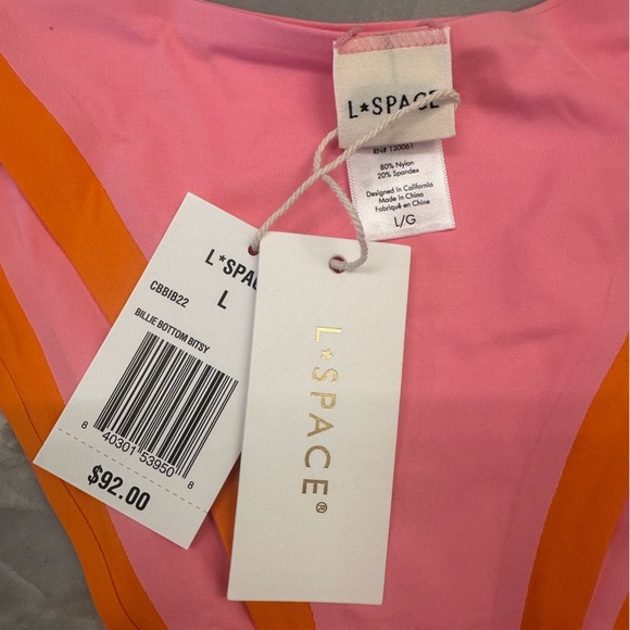 NWT! L*Space Billie Itsy Bikini Bottom. Size Large. $92 - Picture 2 of 4